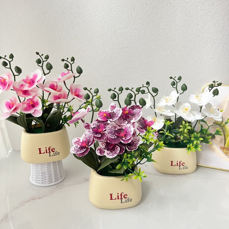 Orchid Potting Mix - Elegancka, wysokiej jakości sztuczna orchidea w