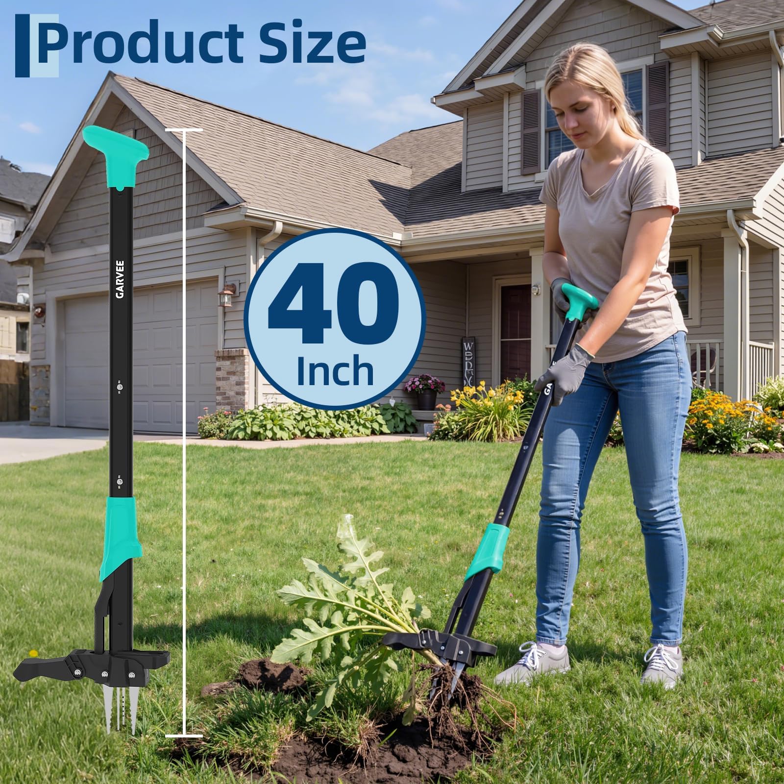 Gardening Tools Long - Długi uchwyt do wyrywania chwastów w