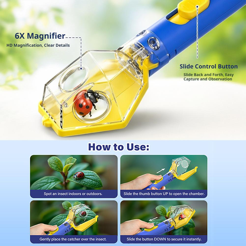 Ręczny pojemnik na owady z lup – Gardening Tools Toddler recenzja i cena