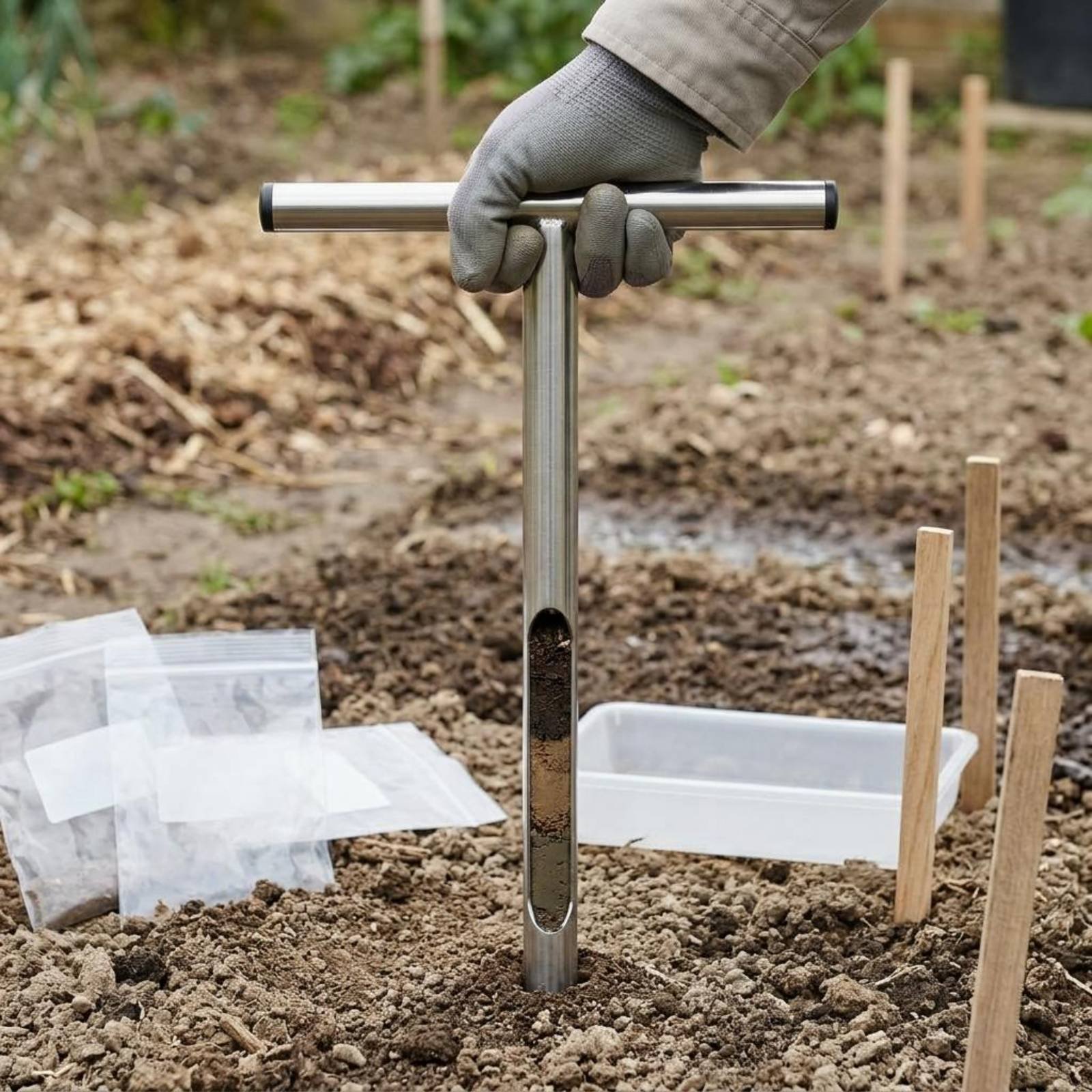 Próbnik do gleby ze stali nier – Gardening Tools Long recenzja i cena