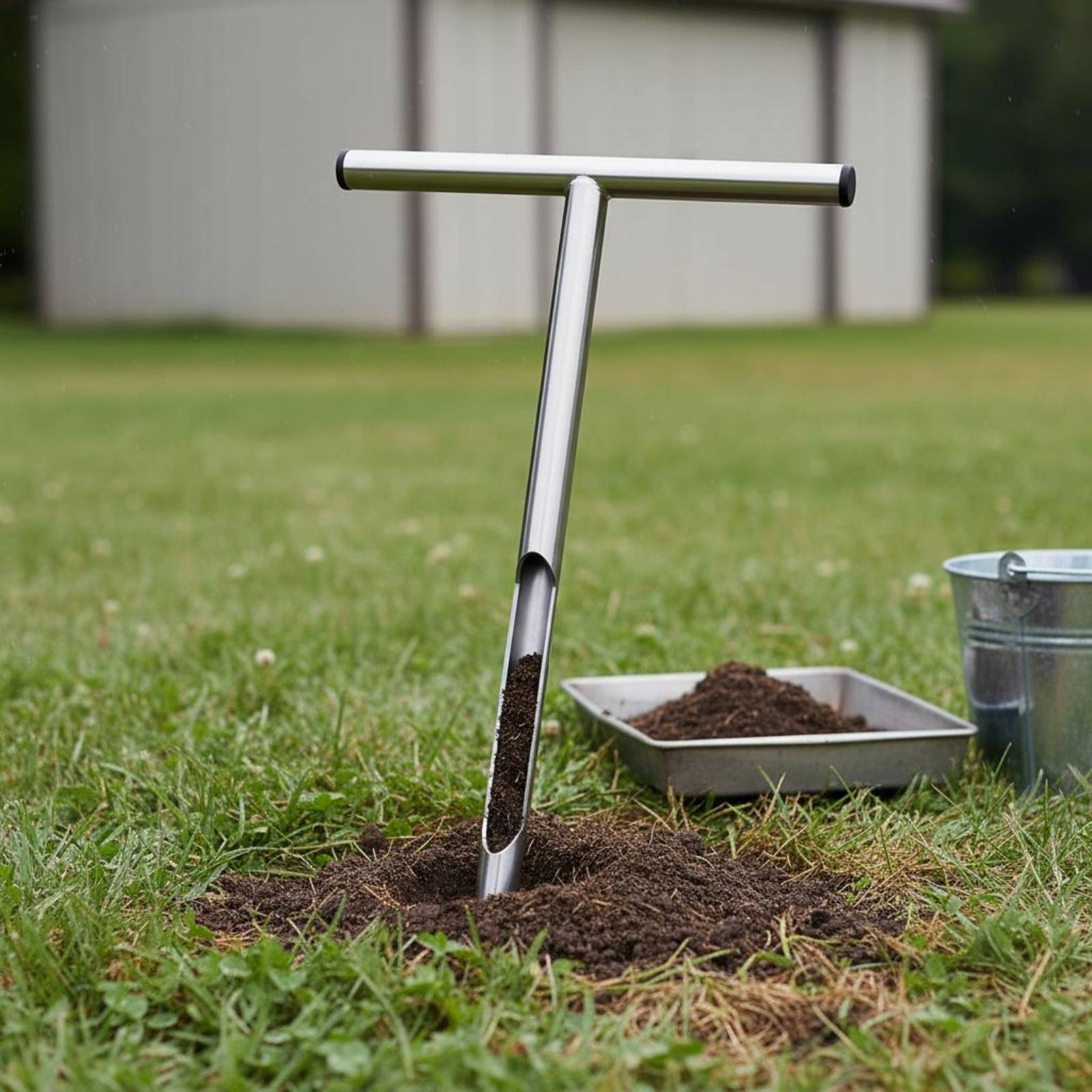 Próbnik do gleby ze stali nier – Gardening Tools Long recenzja i cena