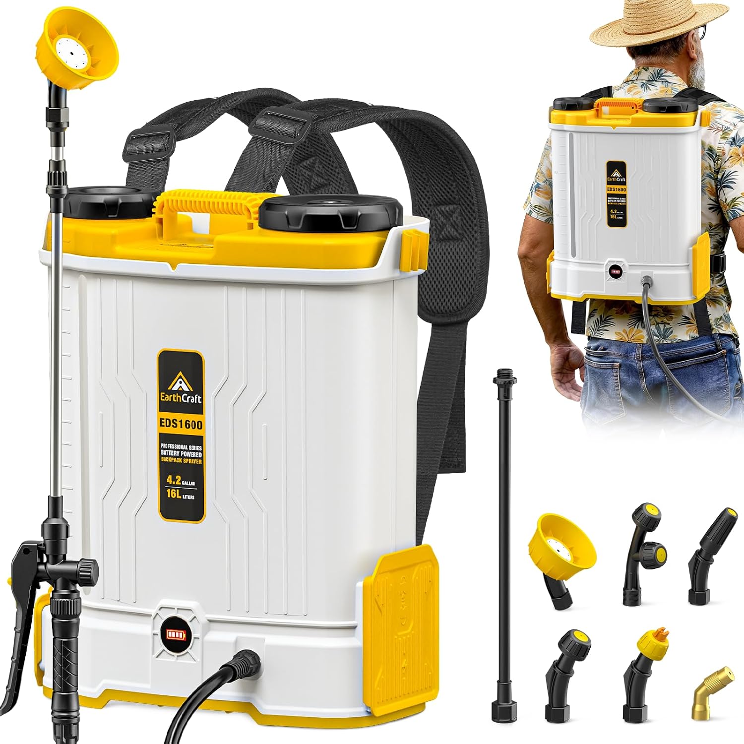 Opryskiwacz plecakowy zasilany – Gardening Yard Tools recenzja i cena